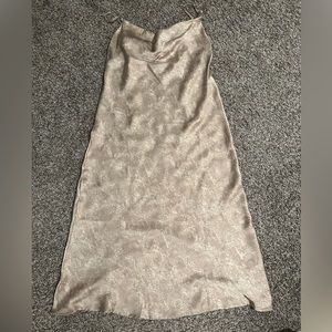 Satin slip dress. New with Tags and never worn!